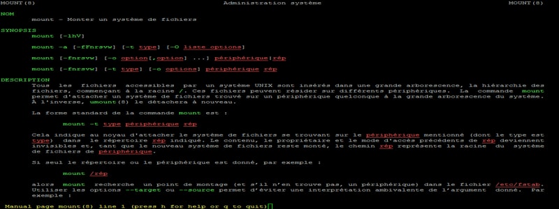 Installation et configuration de linux
